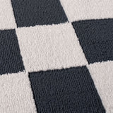 The Rugs Loft Checkerboard Blue Rug