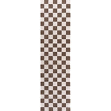 The Rugs Loft Checkerboard Brown Rug