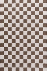 The Rugs Loft Checkerboard Brown Rug