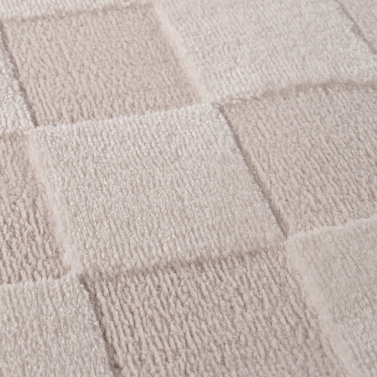 The Rugs Loft Checkerboard Cream Rug