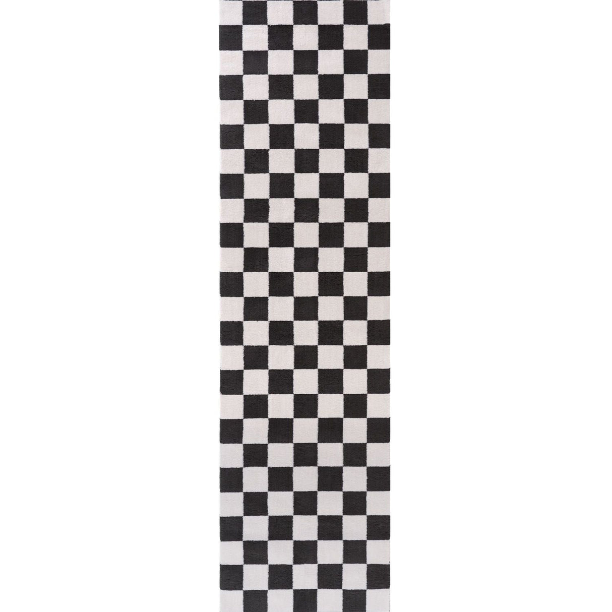 The Rugs Loft Checkerboard Dark Grey Rug