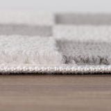 The Rugs Loft Checkerboard Grey Rug
