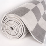 The Rugs Loft Checkerboard Grey Rug