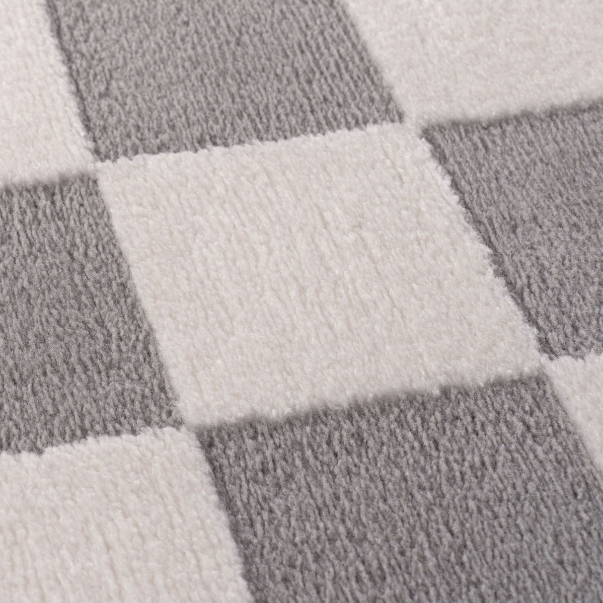 The Rugs Loft Checkerboard Grey Rug