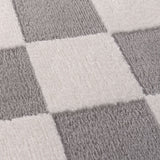 The Rugs Loft Checkerboard Grey Rug