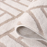 The Rugs Loft Chevron Beige Rug