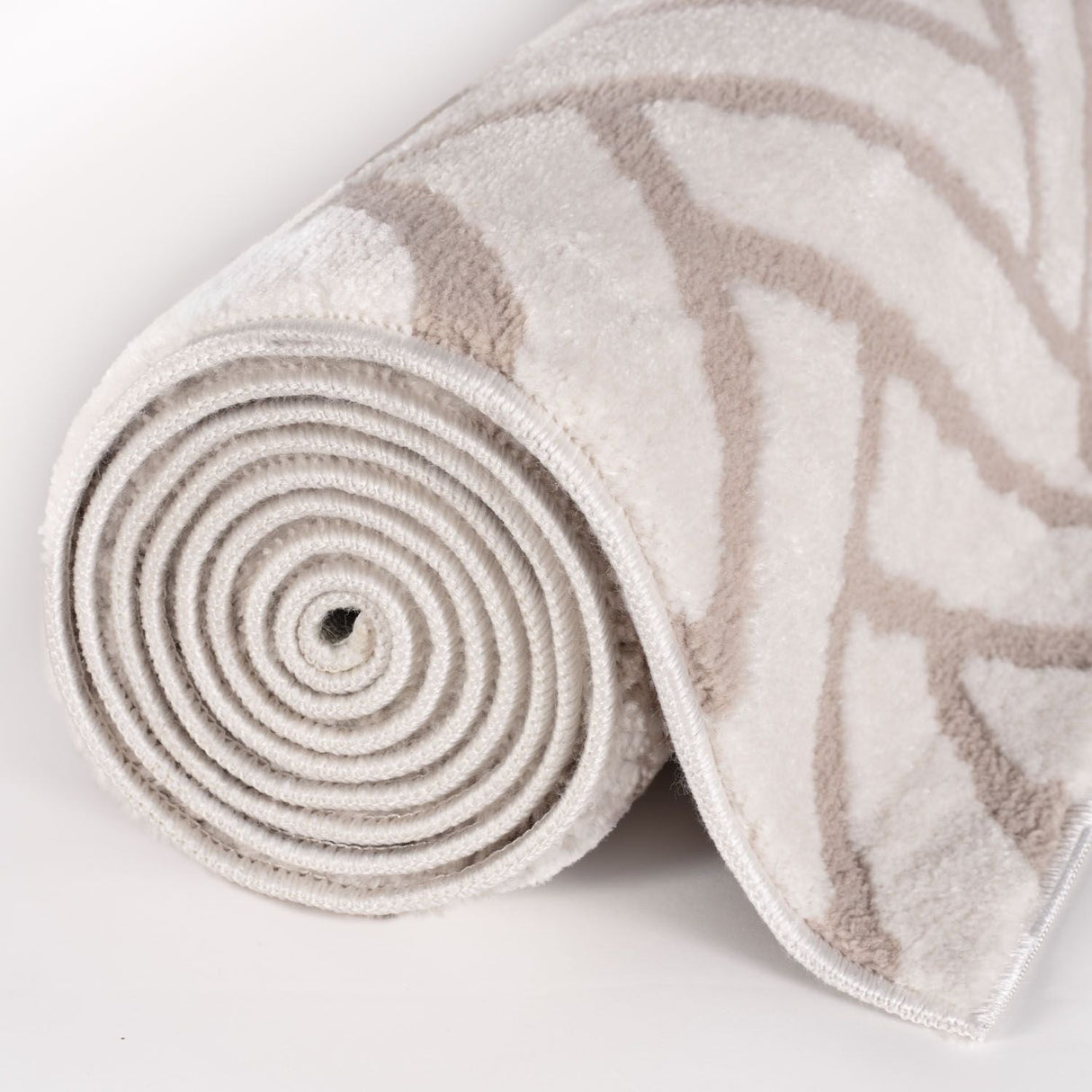 The Rugs Loft Chevron Beige Rug