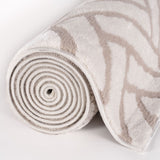 The Rugs Loft Chevron Beige Rug