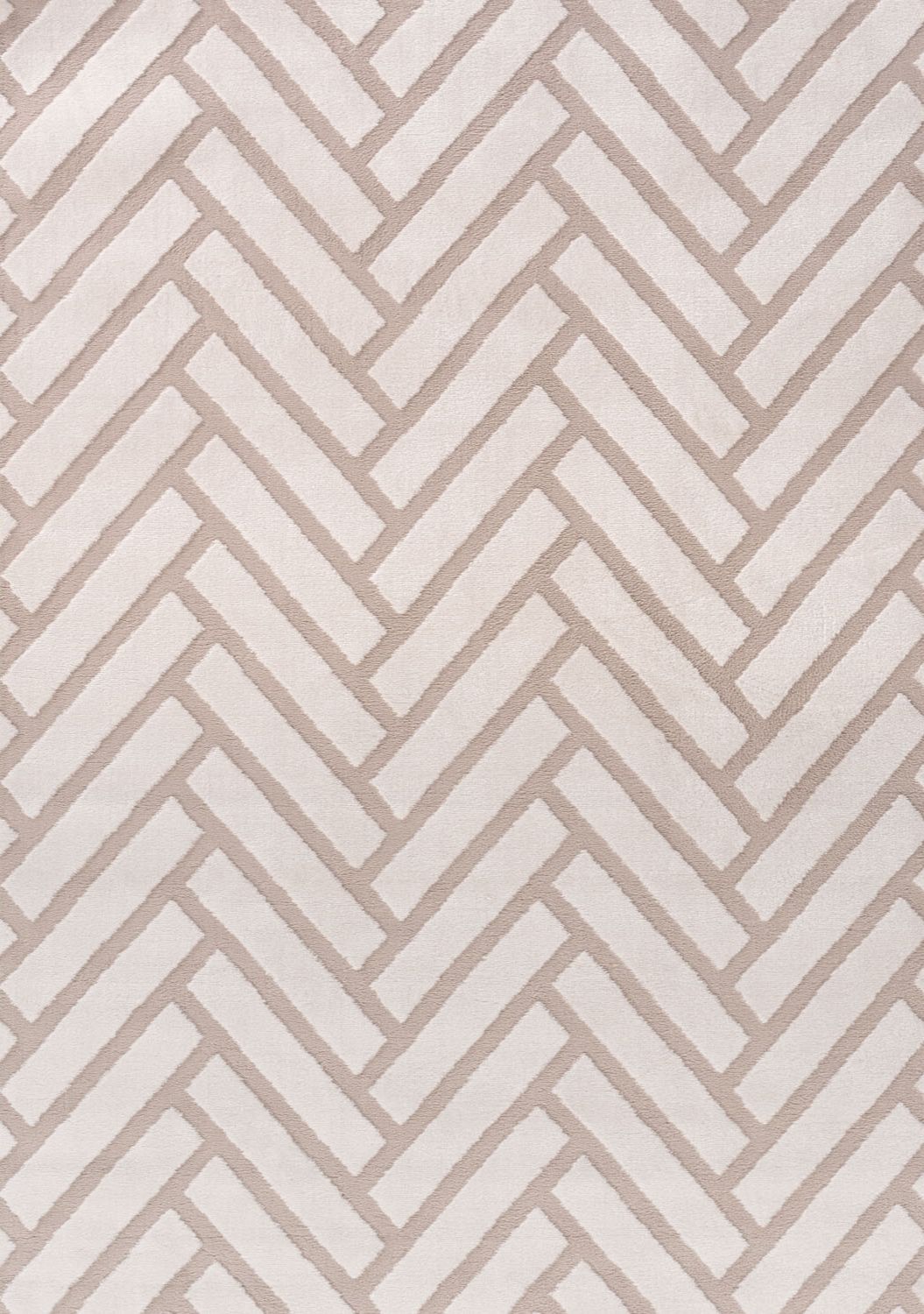 The Rugs Loft Chevron Beige Rug