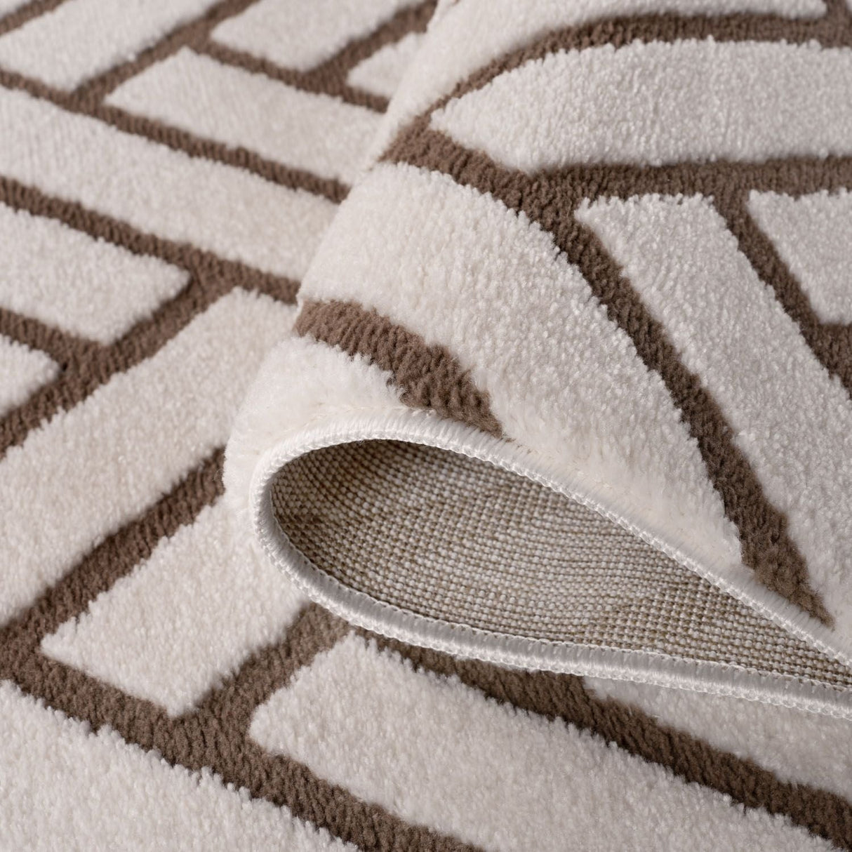 The Rugs Loft Chevron Brown Rug