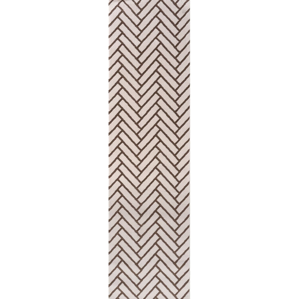 The Rugs Loft Chevron Brown Rug