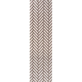 The Rugs Loft Chevron Brown Rug