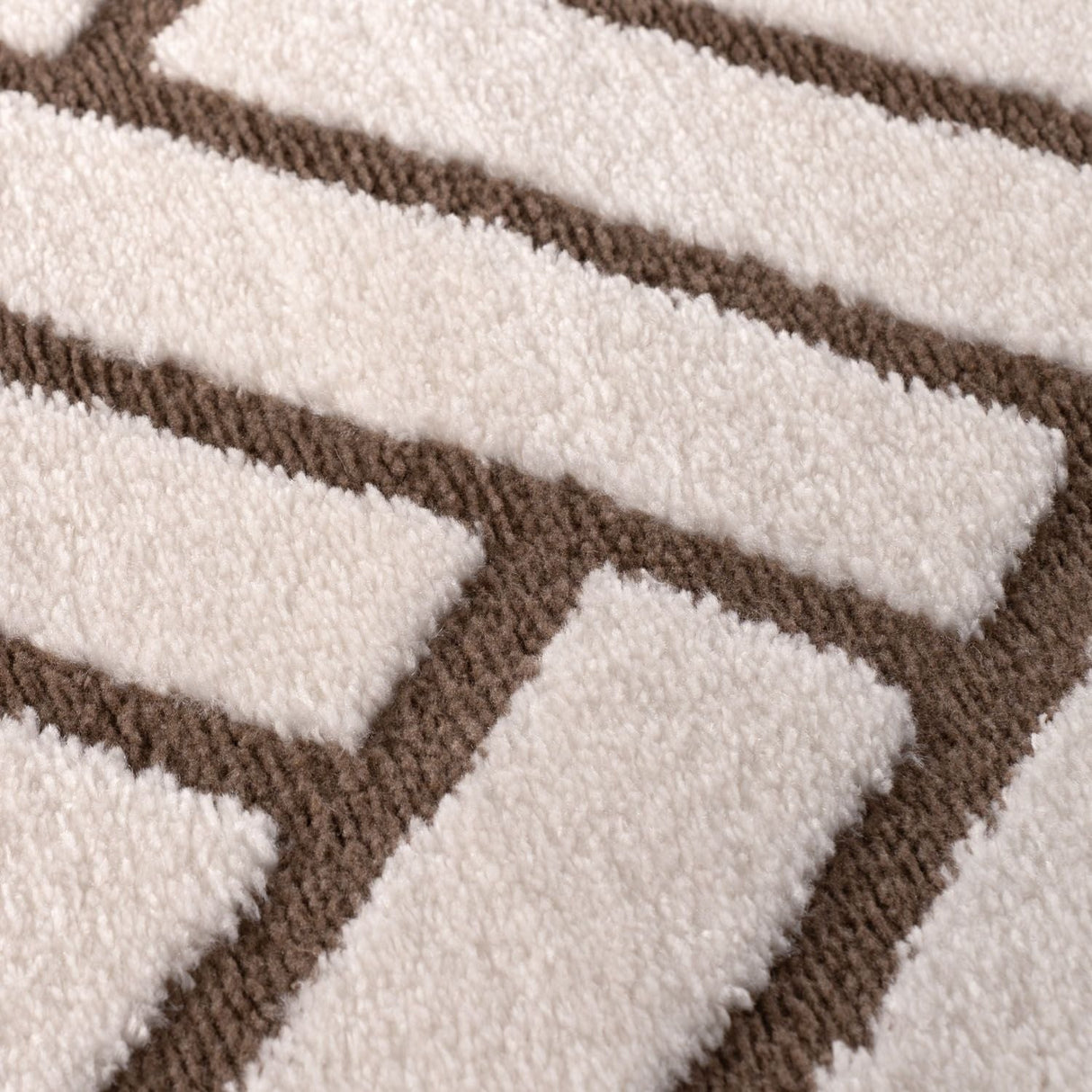 The Rugs Loft Chevron Brown Rug