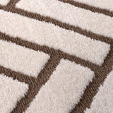 The Rugs Loft Chevron Brown Rug