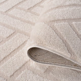 The Rugs Loft Chevron Cream Rug