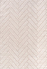 The Rugs Loft Chevron Cream Rug