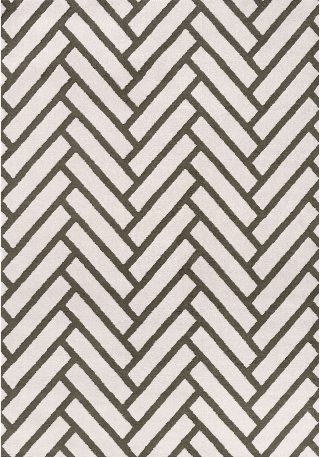 The Rugs Loft Chevron Green Rug
