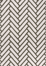 The Rugs Loft Chevron Green Rug