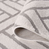 The Rugs Loft Chevron Grey Rug