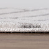 The Rugs Loft Chevron Grey Rug
