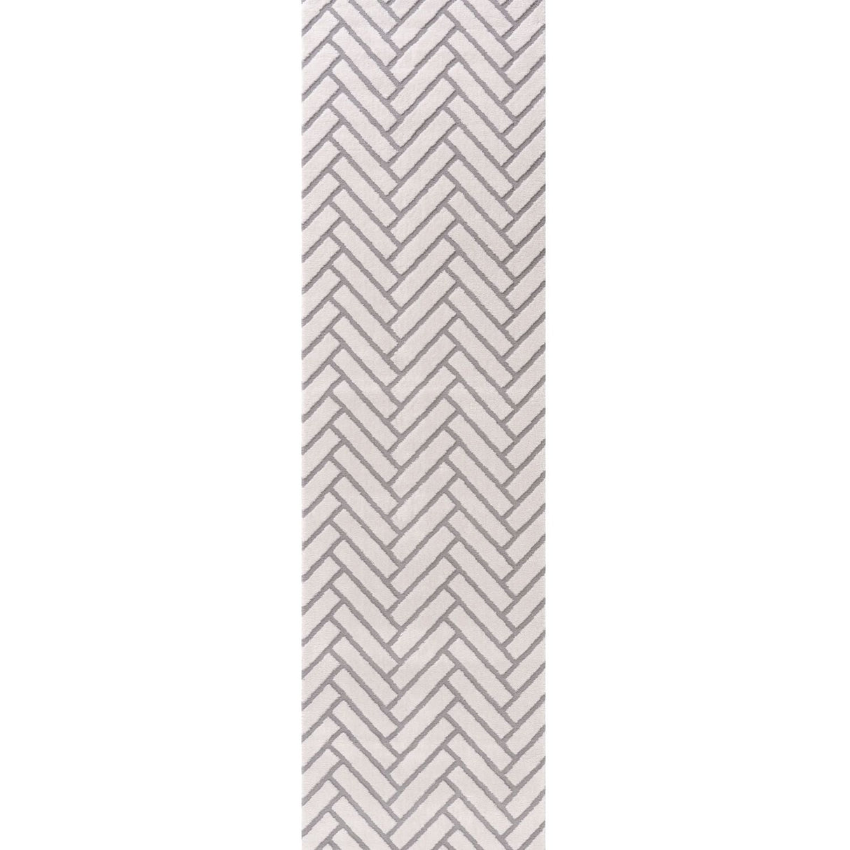 The Rugs Loft Chevron Grey Rug