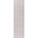 The Rugs Loft Chevron Grey Rug