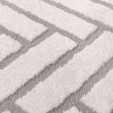 The Rugs Loft Chevron Grey Rug