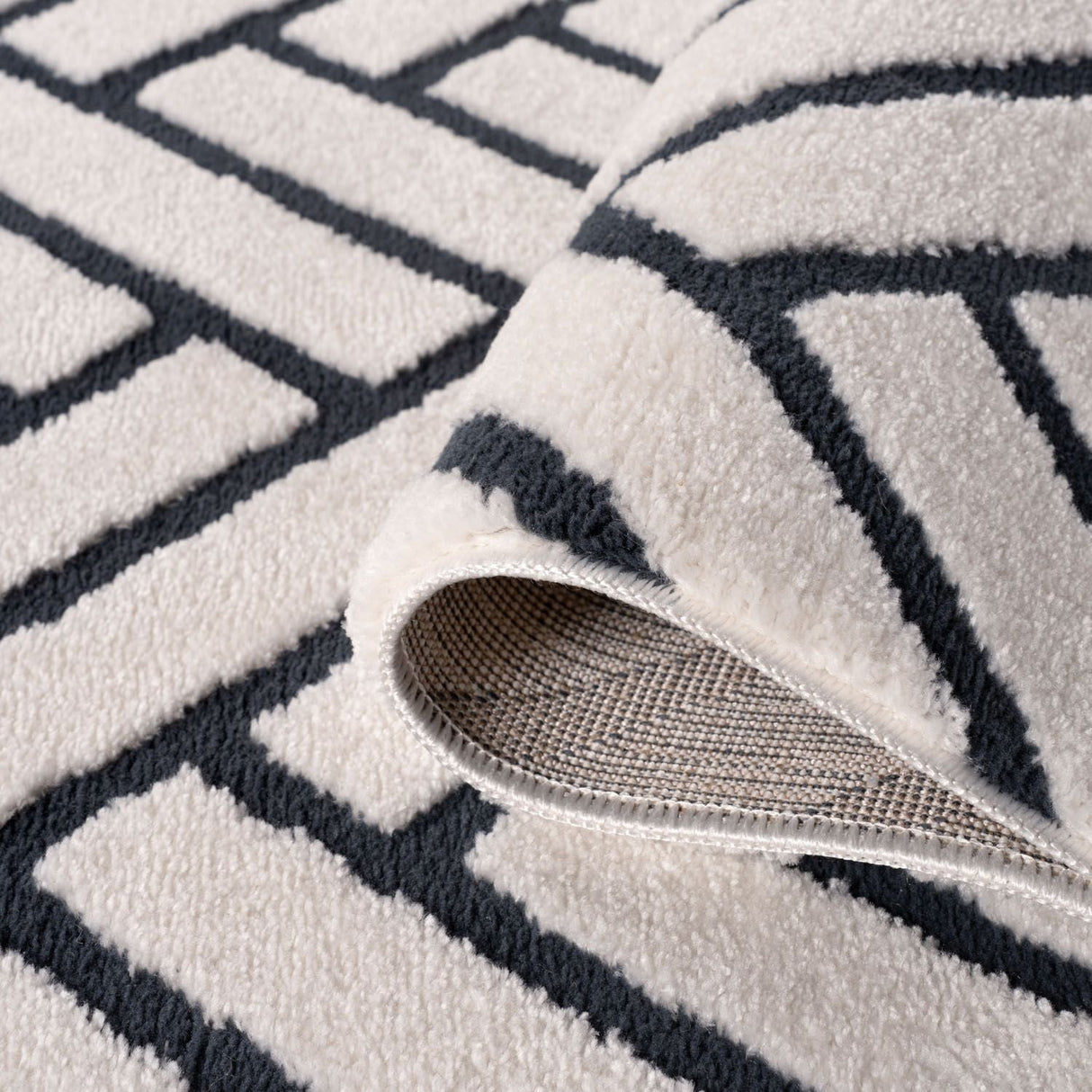 The Rugs Loft Chevron Blue Rug