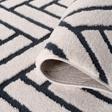 The Rugs Loft Chevron Blue Rug