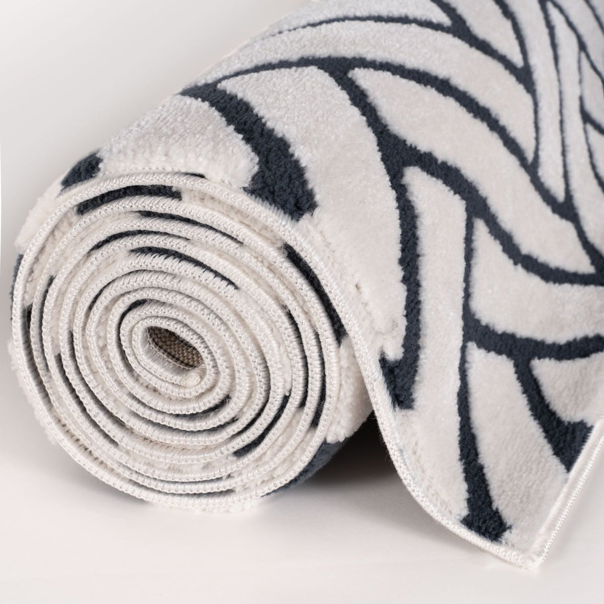The Rugs Loft Chevron Blue Rug