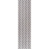 The Rugs Loft Chevron Blue Rug