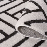 The Rugs Loft Chevron Dark Grey Rug