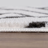 The Rugs Loft Chevron Dark Grey Rug