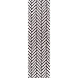 The Rugs Loft Chevron Dark Grey Rug