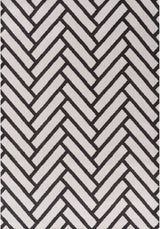 The Rugs Loft Chevron Dark Grey Rug