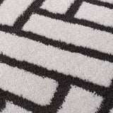 The Rugs Loft Chevron Dark Grey Rug