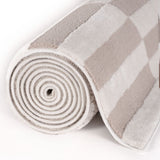 The Rugs Loft Striped Beige Rug