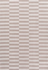 The Rugs Loft Striped Beige Rug