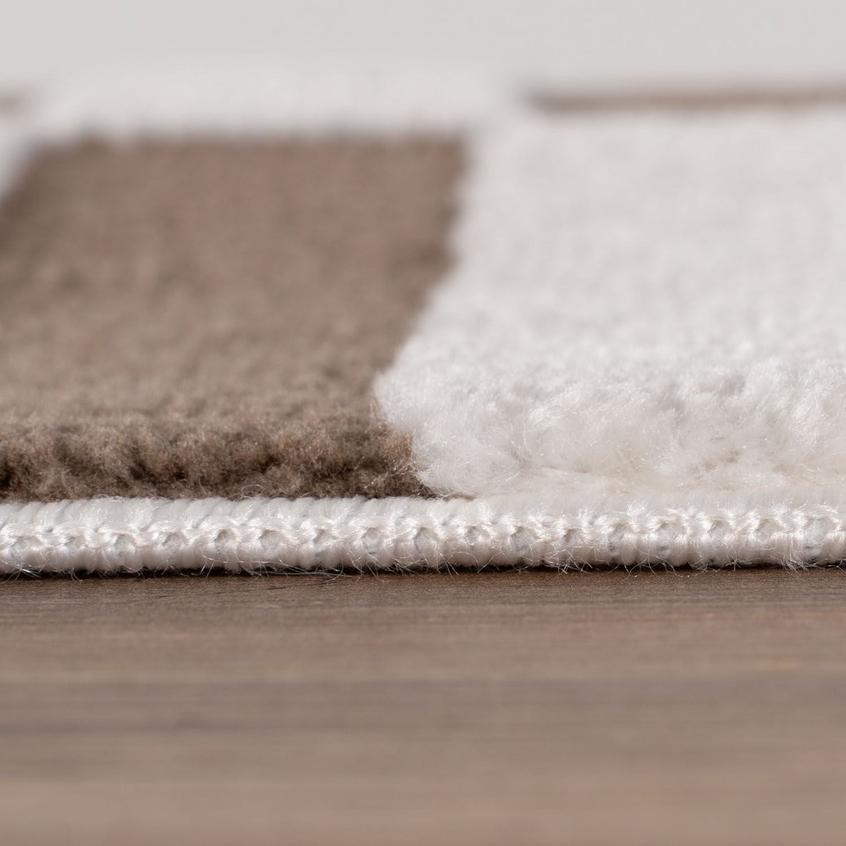 The Rugs Loft Striped Brown Rug