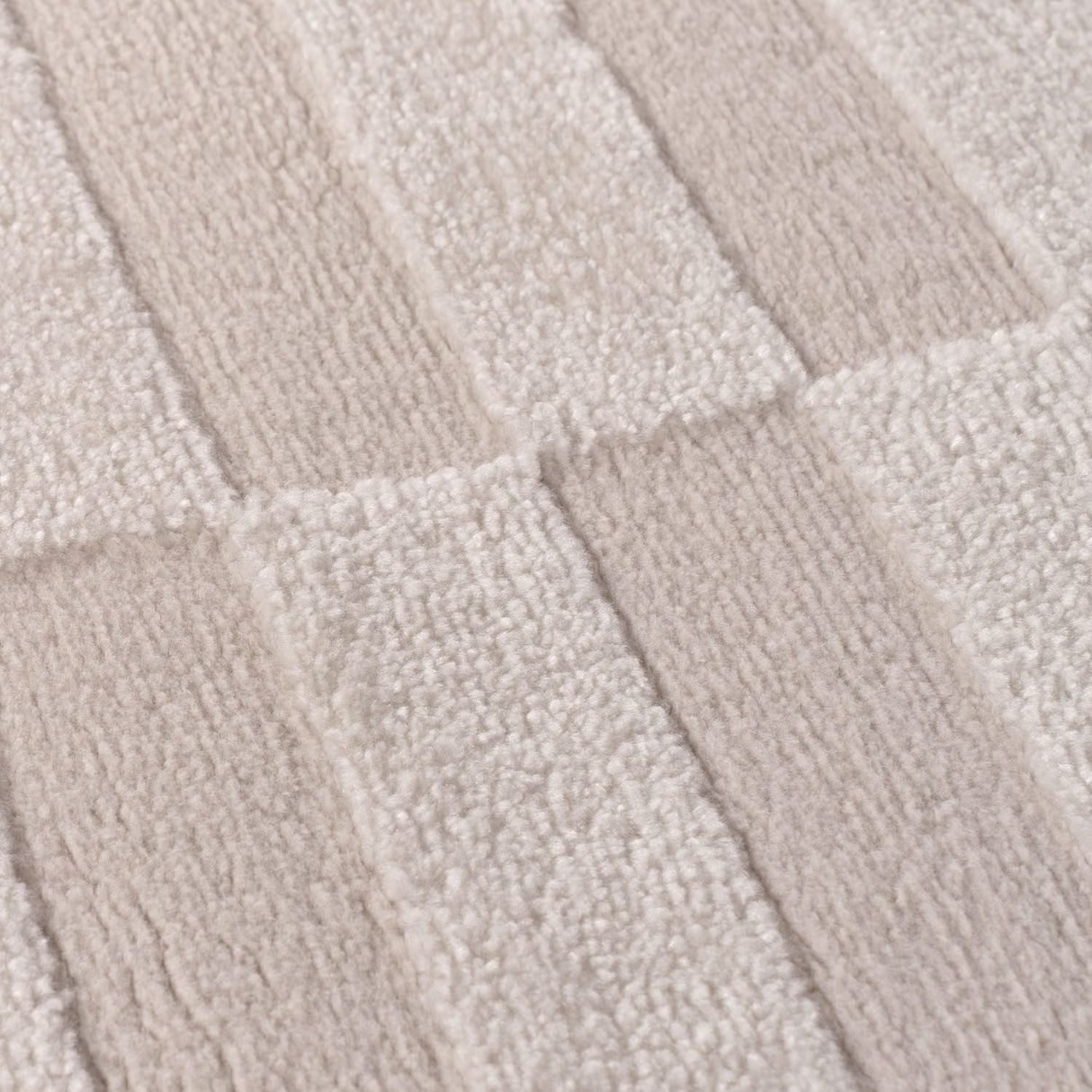 The Rugs Loft Striped Cream Rug