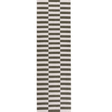 The Rugs Loft Striped Green Rug