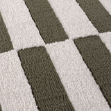 The Rugs Loft Striped Green Rug