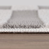 The Rugs Loft Striped Grey Rug