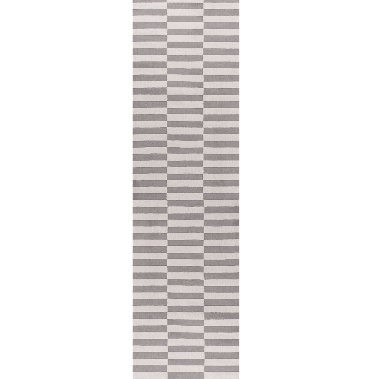 The Rugs Loft Striped Grey Rug