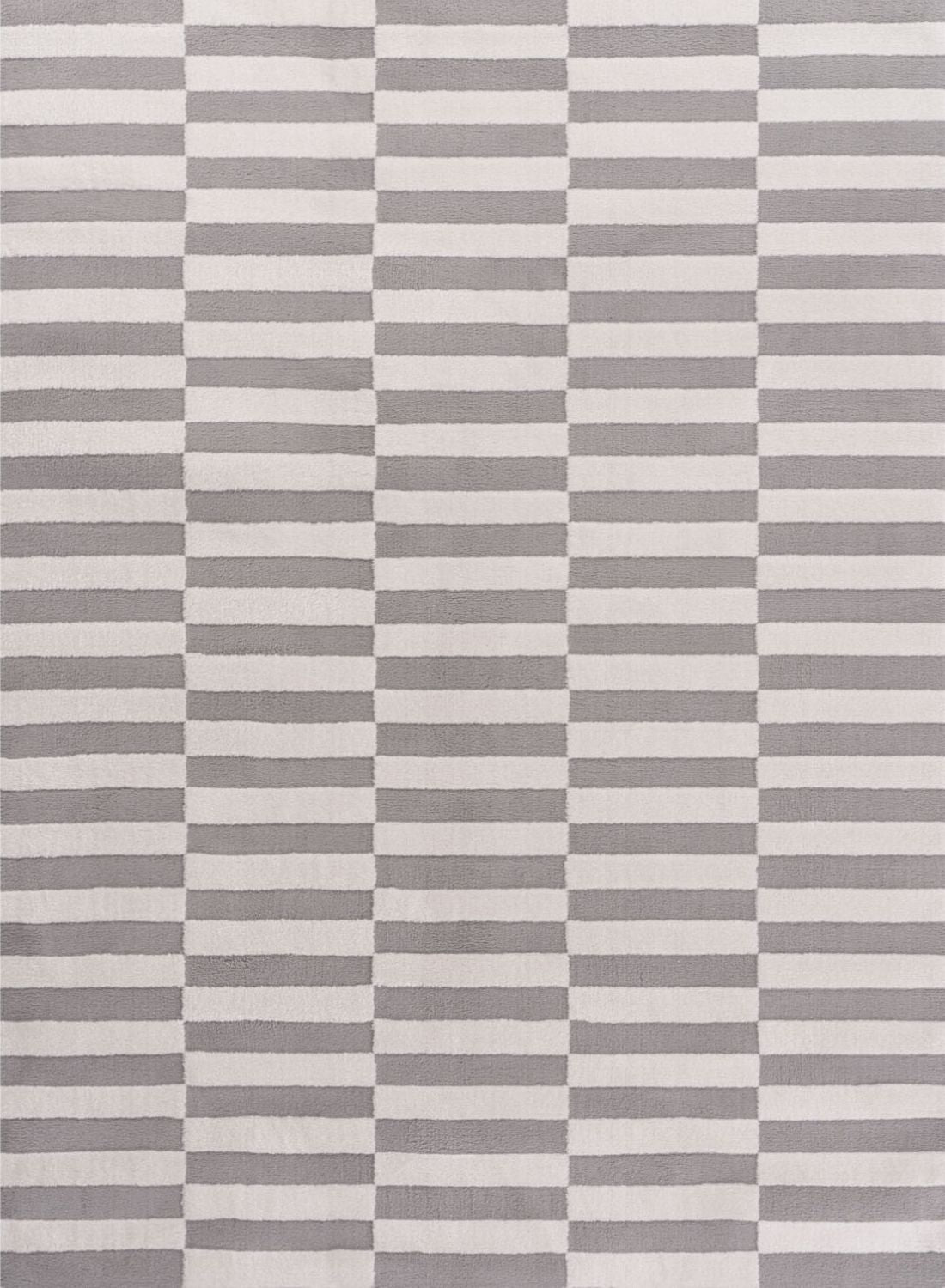 The Rugs Loft Striped Grey Rug