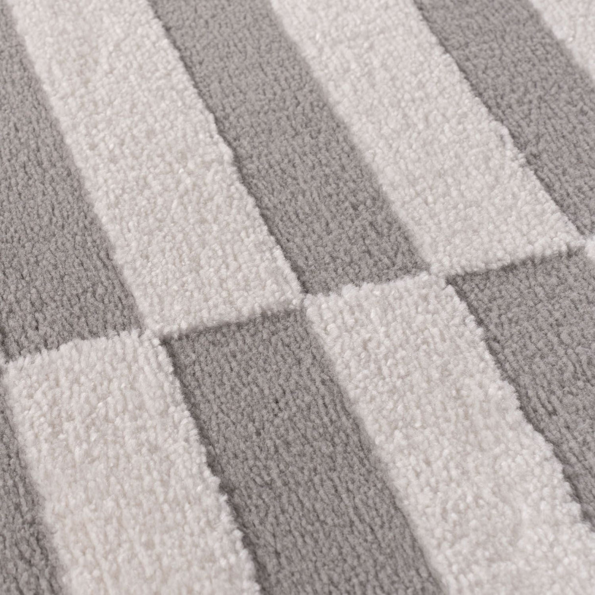 The Rugs Loft Striped Grey Rug