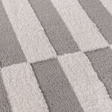 The Rugs Loft Striped Grey Rug