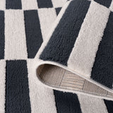 The Rugs Loft Striped Blue Rug