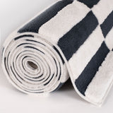 The Rugs Loft Striped Blue Rug