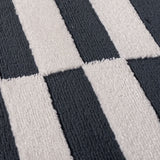 The Rugs Loft Striped Blue Rug